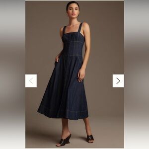 Maeve Blue Denim Dress